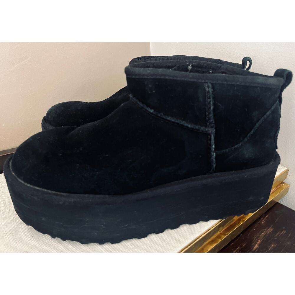 UGG Women's Black Platform Sneakers